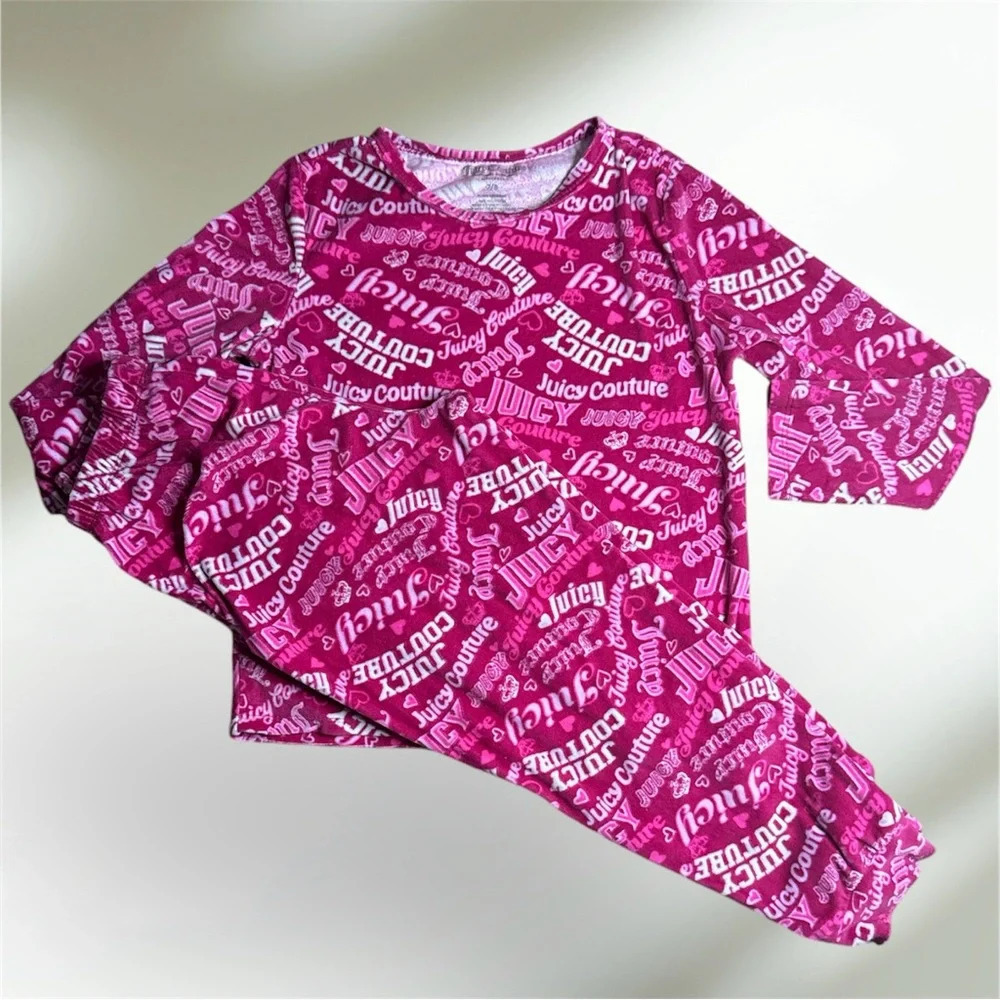 **Juicy Couture Girls Pajamas size 7/8**